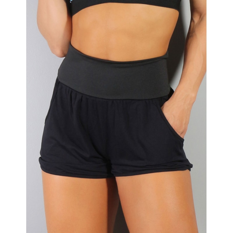 Short Luta Boxer Preto em Viscolycra | Ref: 3.3.2021-01