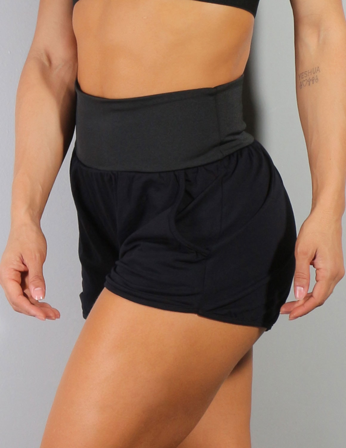 Short Luta Boxer Preto em Viscolycra | Ref: 3.3.2021-01