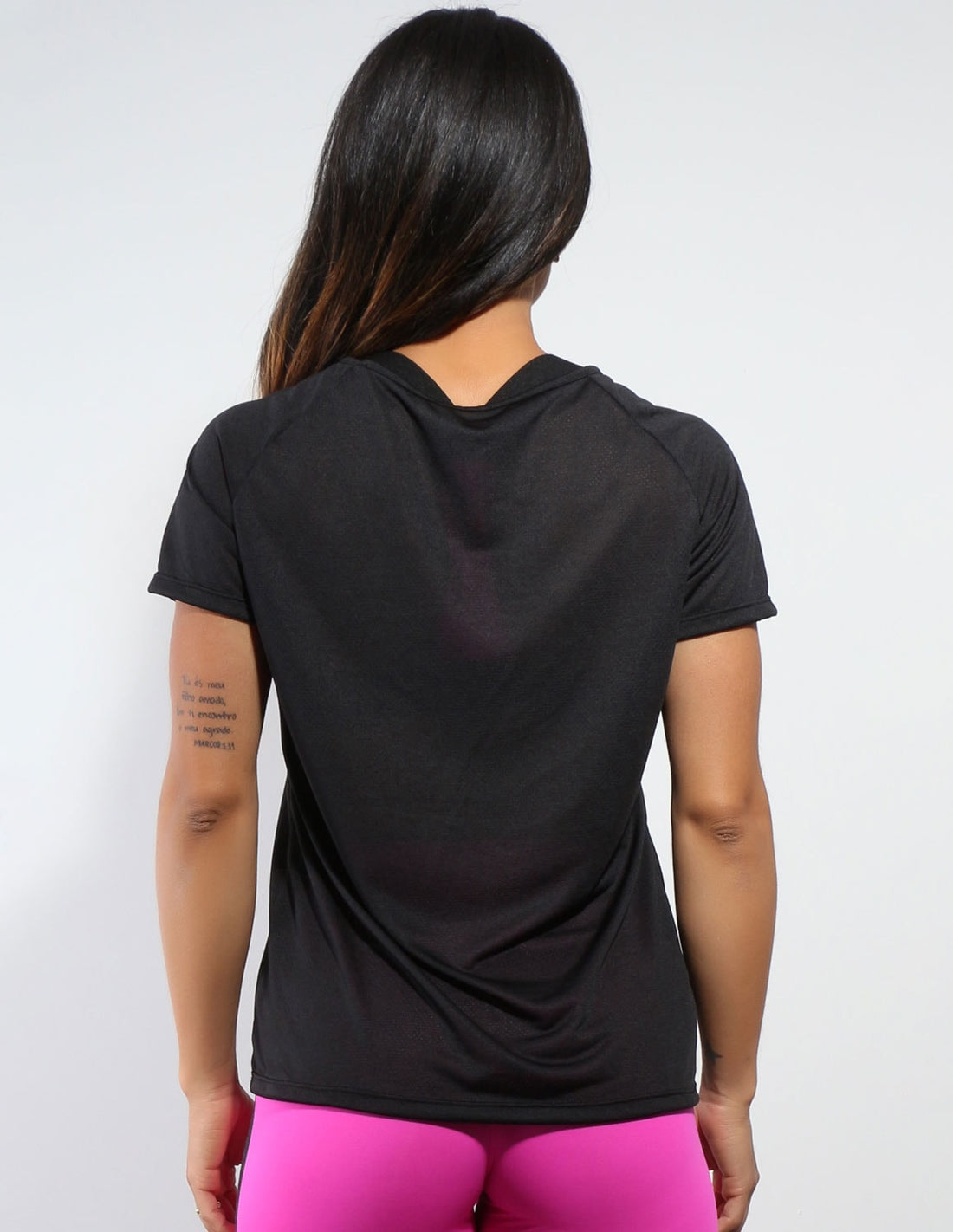 Blusa para Academia em Dry Fit Preto | Ref: 3.3.2161-01
