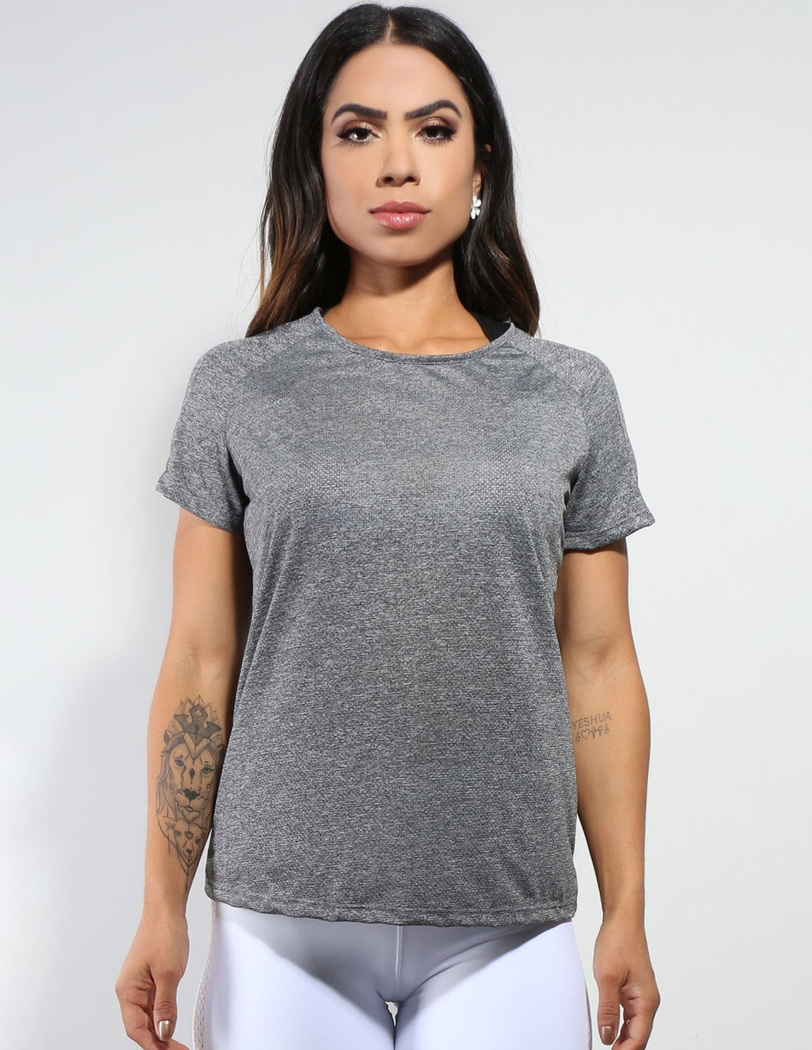 Blusa Mescla Feminina em Dry Fit | Ref: 3.3.2161-03