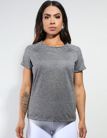 Blusa Mescla Feminina em Dry Fit | Ref: 3.3.2161-03