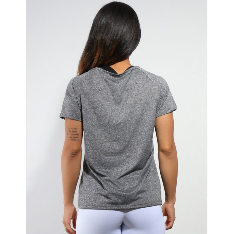 Blusa Mescla Feminina em Dry Fit | Ref: 3.3.2161-03