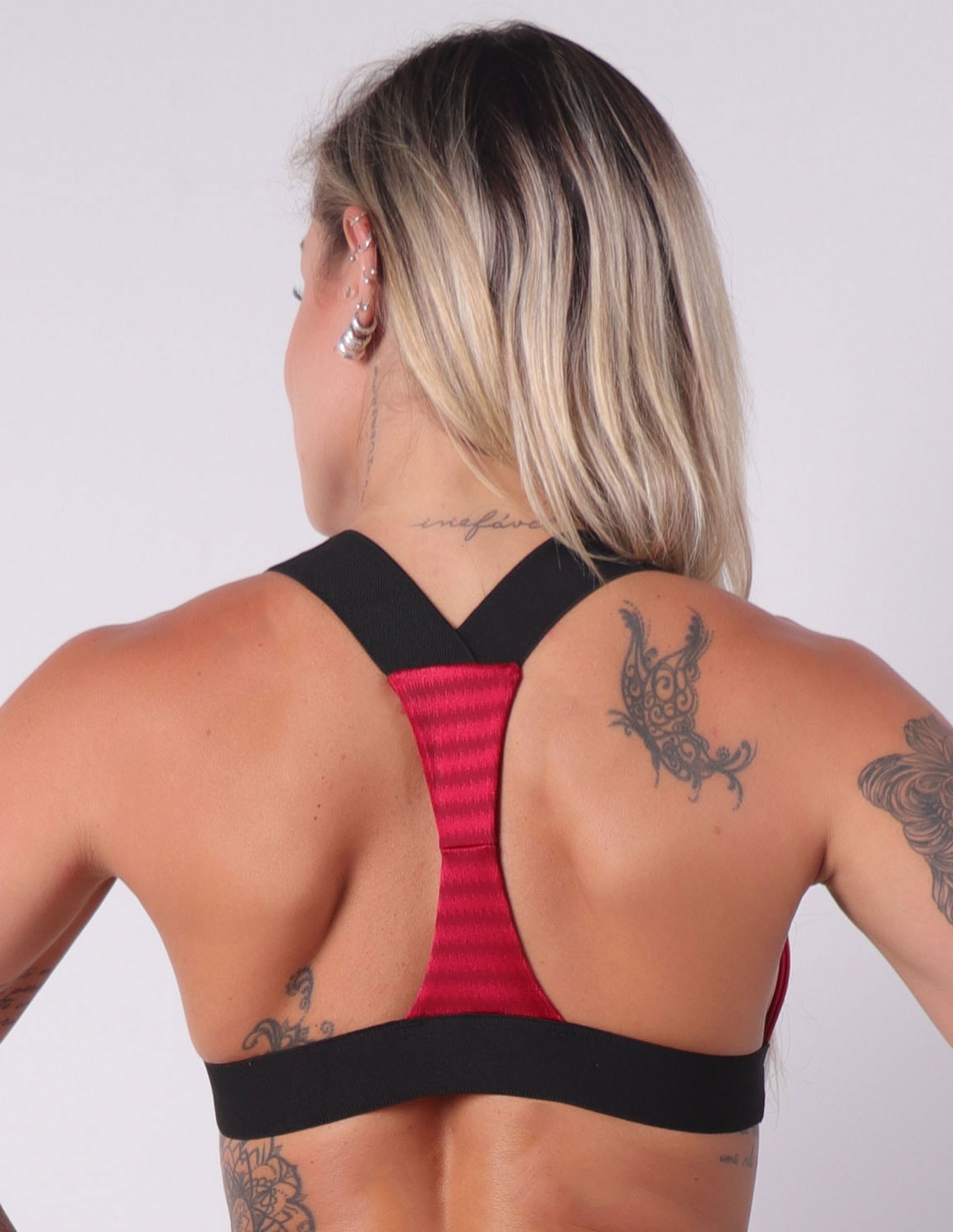 Top Feminino em Ikat Vermelho | Ref: 3.3.2367-11