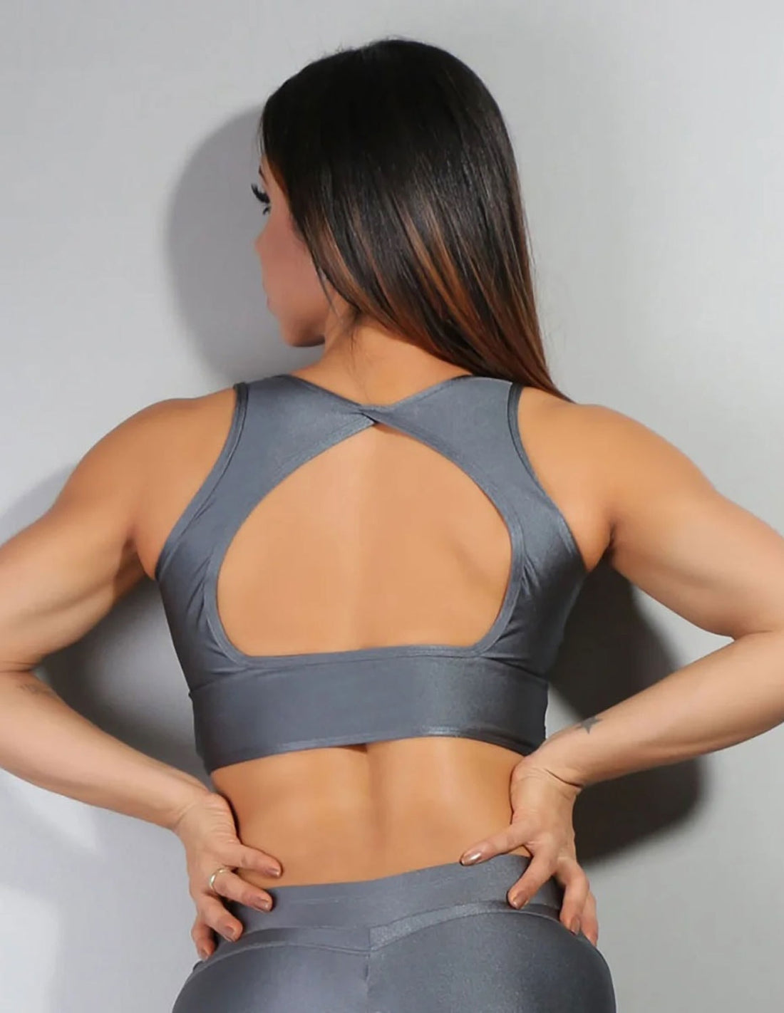 Cropped Metalizado com Bojo Removível | Ref: 3.3.2389-52
