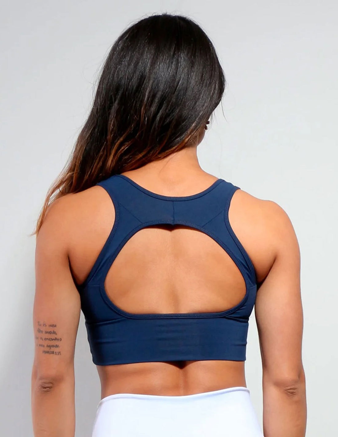 Cropped Azul Marinho em Poliamida | Ref: 3.3.2422-18