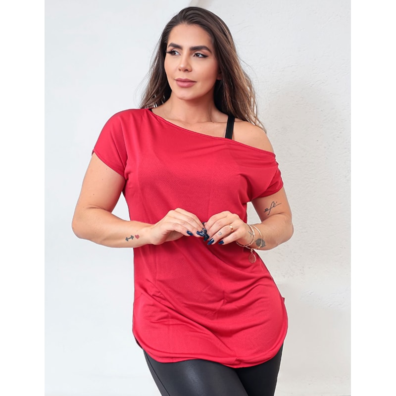 Blusa Ombro Só Dry Fit Vinho | Ref: 3.3.2434-24