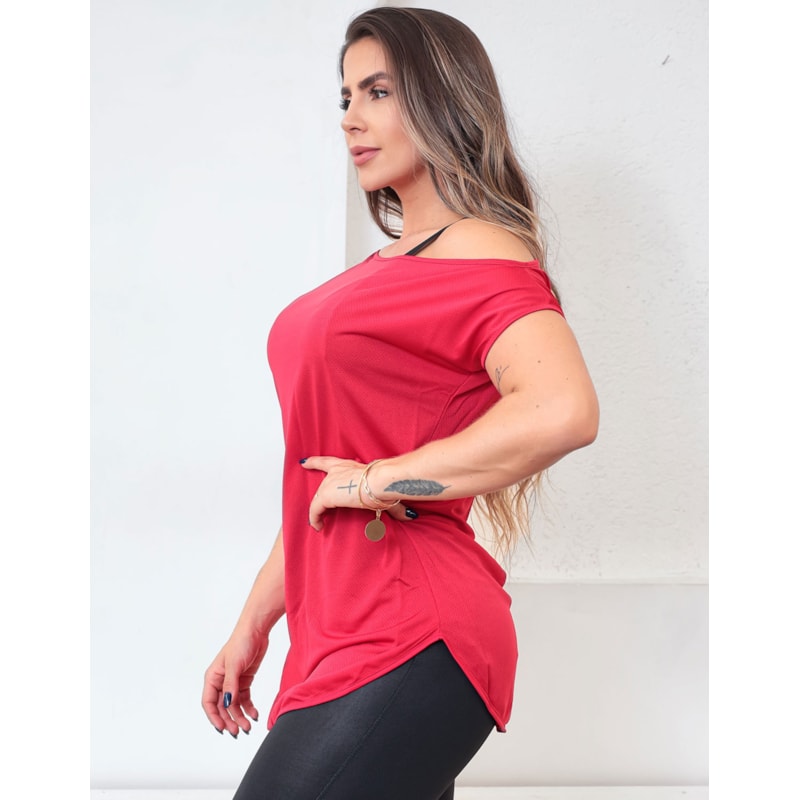Blusa Ombro Só Dry Fit Vinho | Ref: 3.3.2434-24