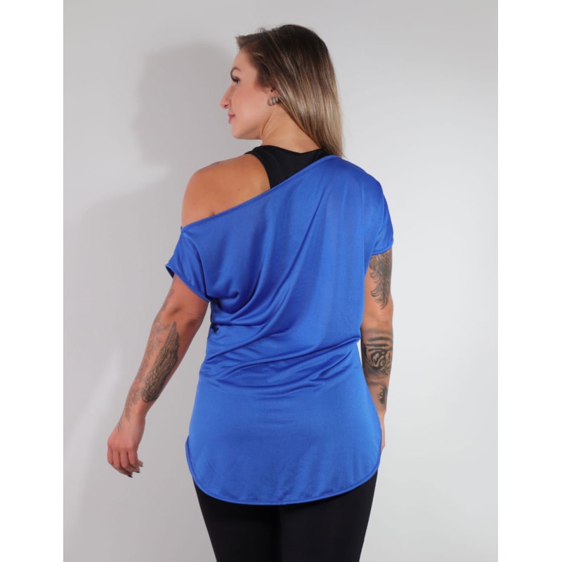 Blusa Ombro Só Dry Fit Azul | Ref: 3.3.2438-06