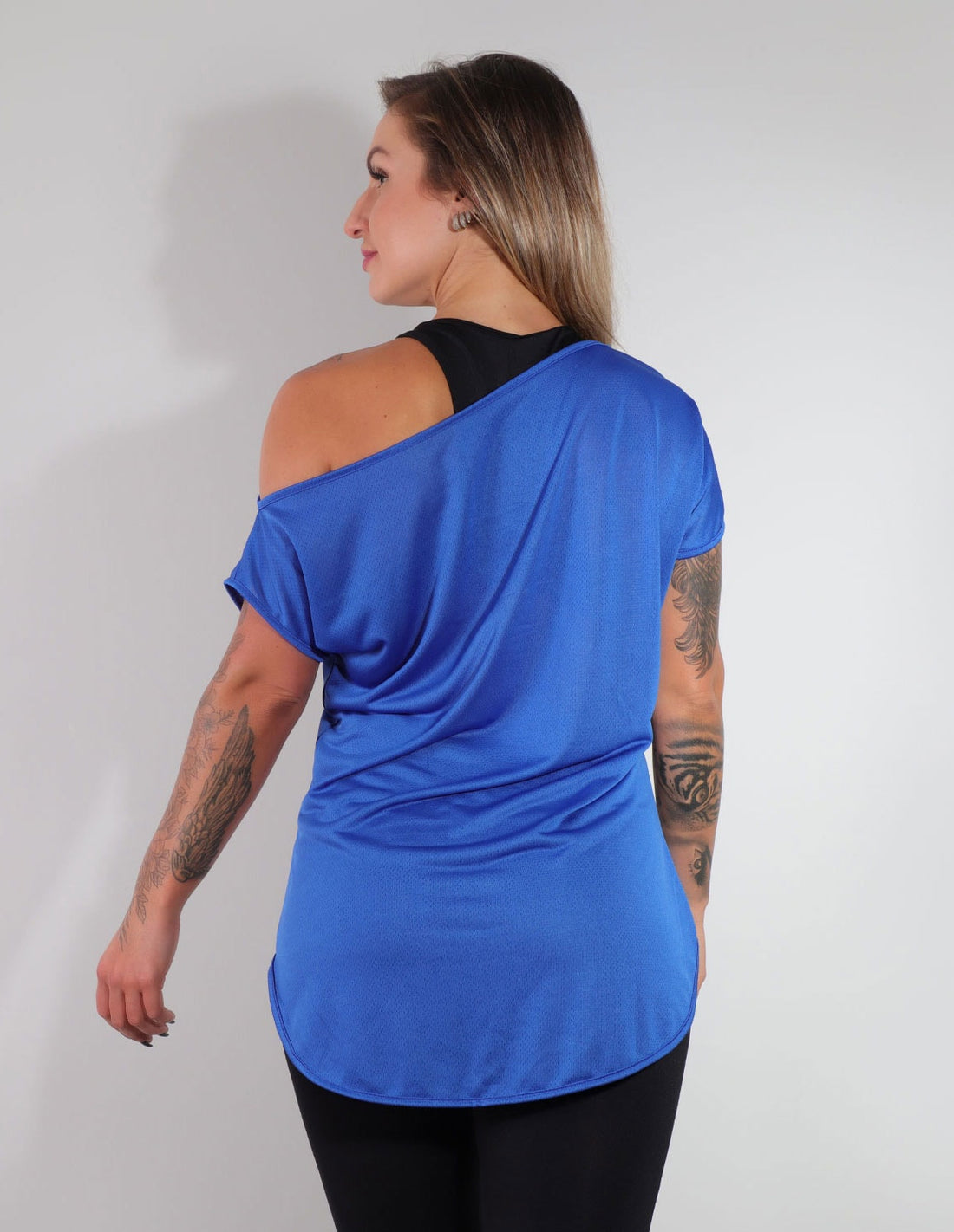 Blusa Ombro Só Dry Fit Azul | Ref: 3.3.2438-06