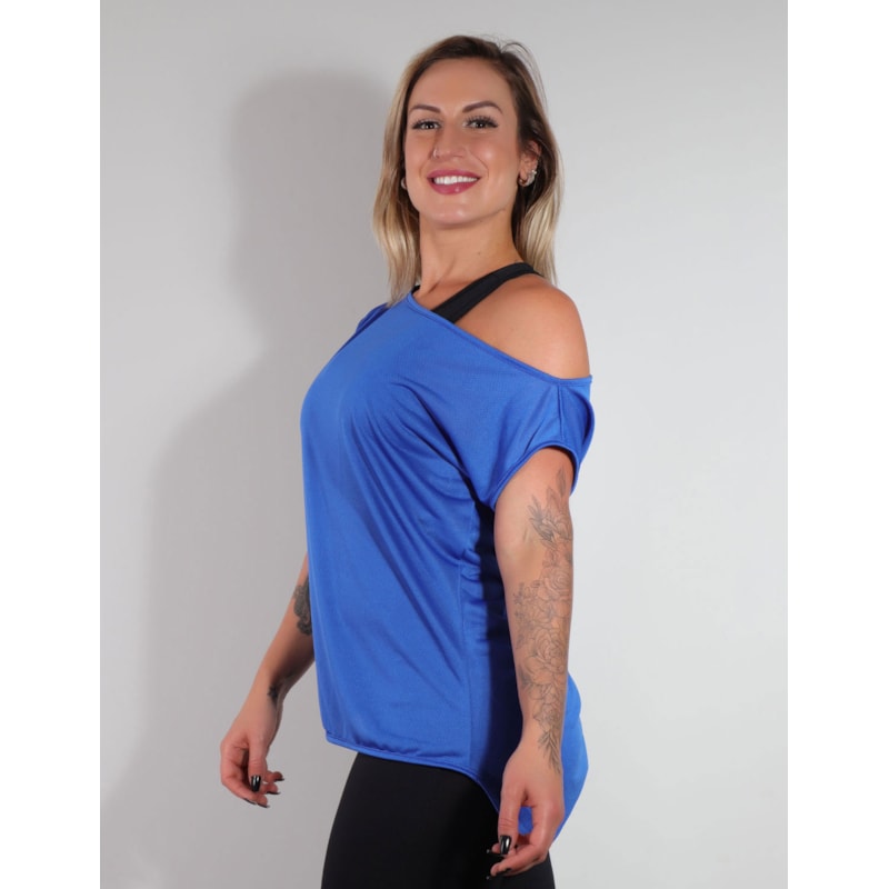 Blusa Ombro Só Dry Fit Azul | Ref: 3.3.2438-06