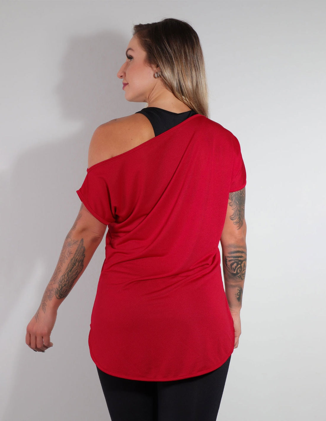 Blusa Vinho Ombro Só em Dry Fit | Ref: 3.3.2438-24