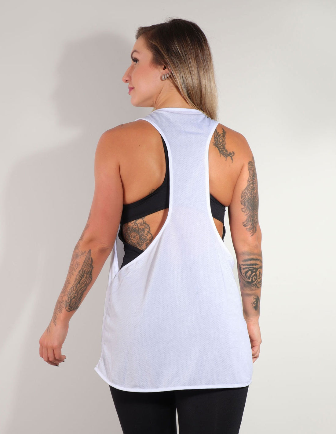 Regata de Dry Fit Branca | Ref: 3.3.2501-02
