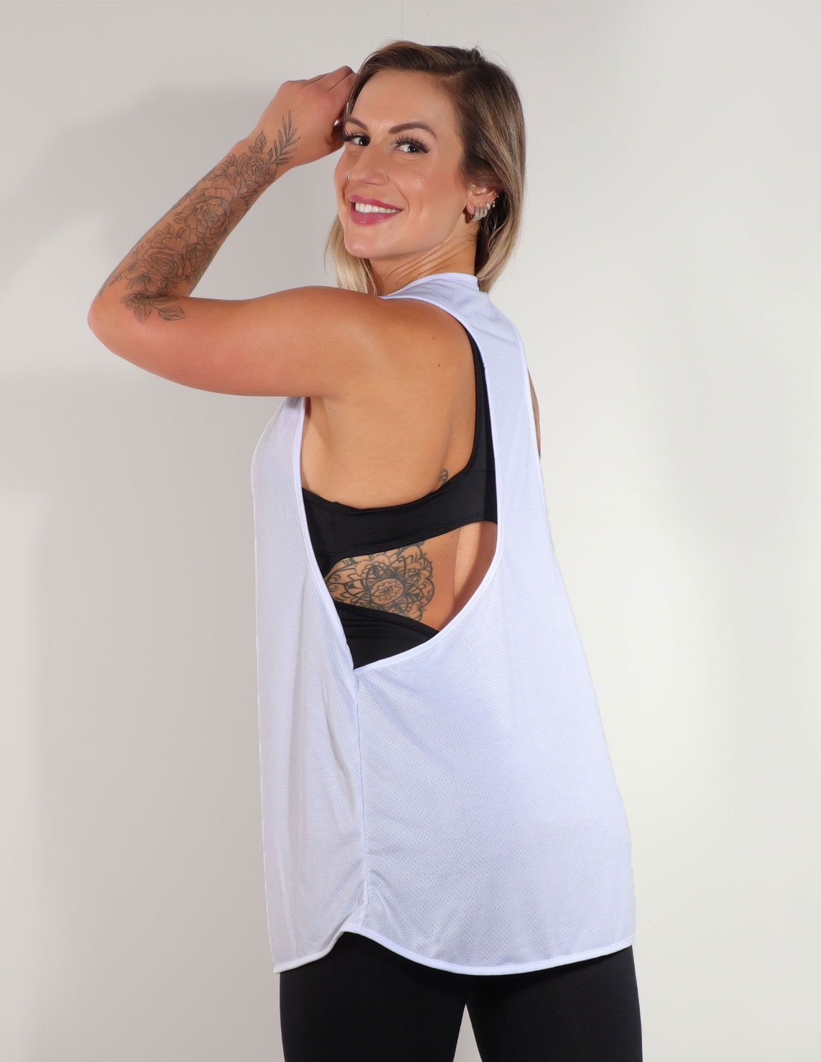 Regata de Dry Fit Branca | Ref: 3.3.2501-02