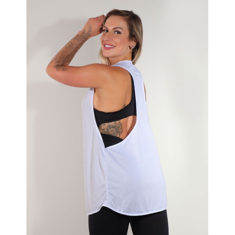 Regata de Dry Fit Branca | Ref: 3.3.2501-02