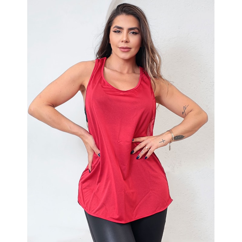Regata Fitness Vinho em Dry Fit | Ref: 3.3.2501-24