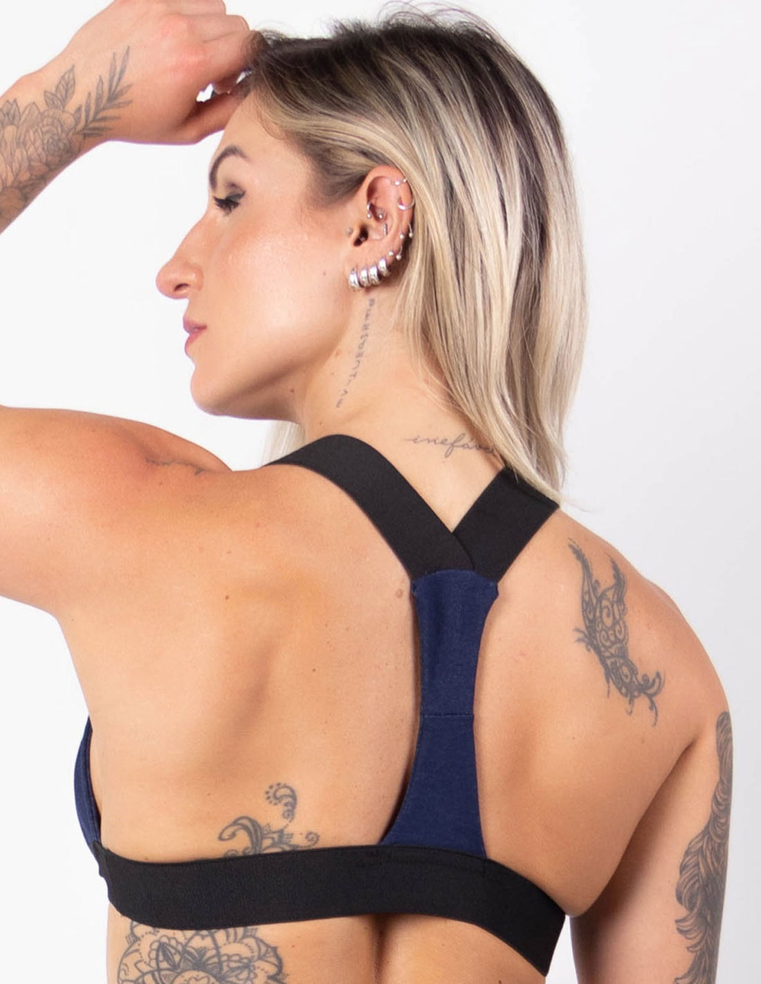 Top Fitness com Bojo Fake Jeans em Viscose | Ref: 3.3.2565-3146