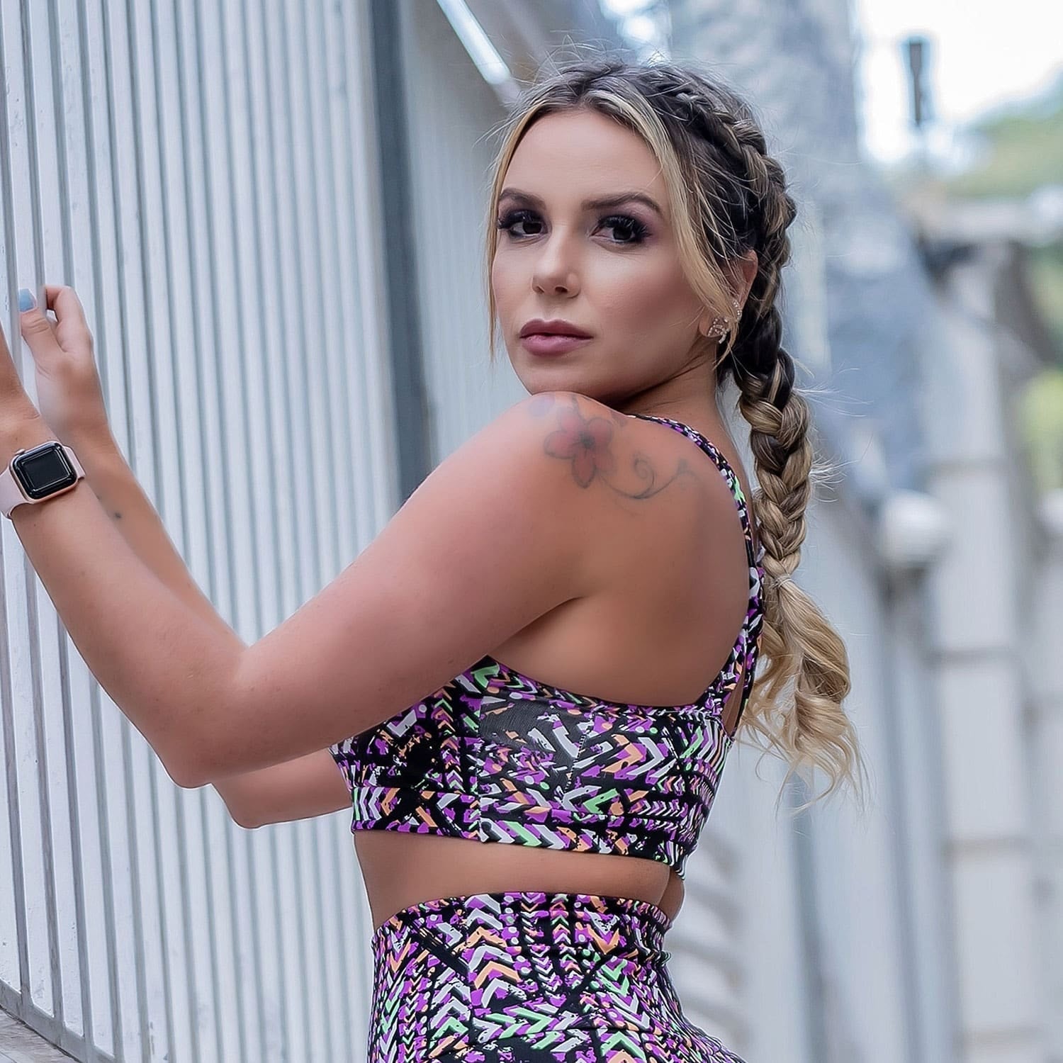 Cropped Fitness Estampado com Bojo Removível | Ref: 4.4.1590-3195