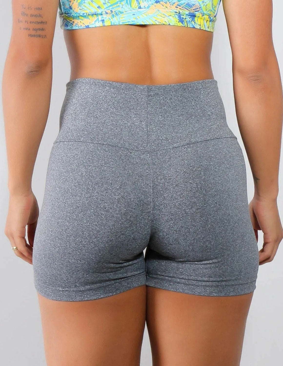 Short Fitness em Suplex de Poliéster Mescla | Ref: 4.4.1602-03