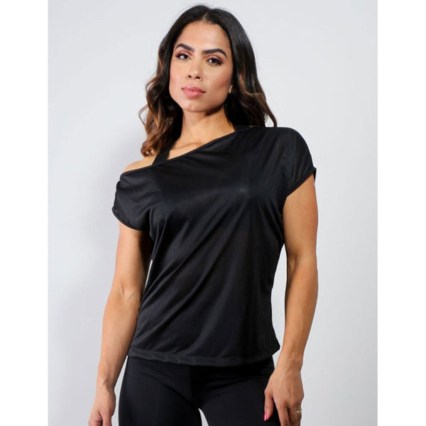 Bata Fitness Básica em Dry Fit Preto | Ref: 4.4.1614-01
