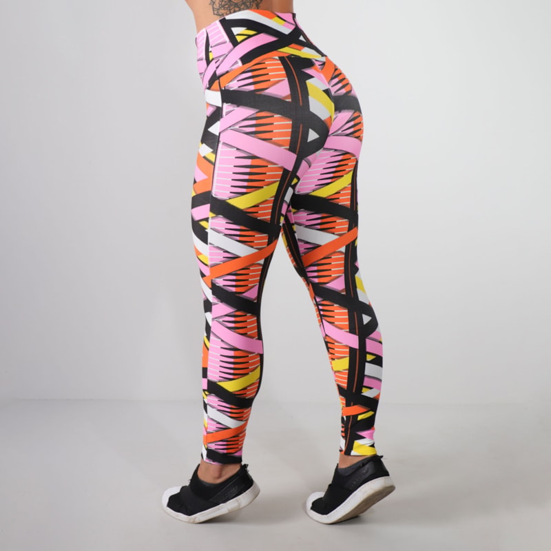 Calça Feminina Fitness Estampada | Ref: 4.4.1618-3138