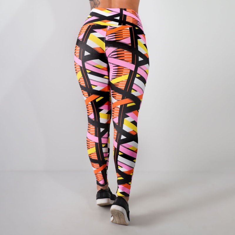 Calça Feminina Fitness Estampada | Ref: 4.4.1618-3138