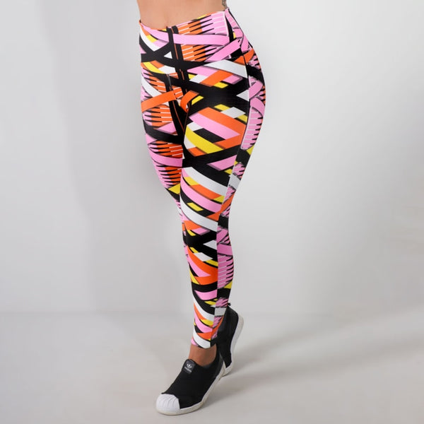 Calça Feminina Fitness Estampada | Ref: 4.4.1618-3138