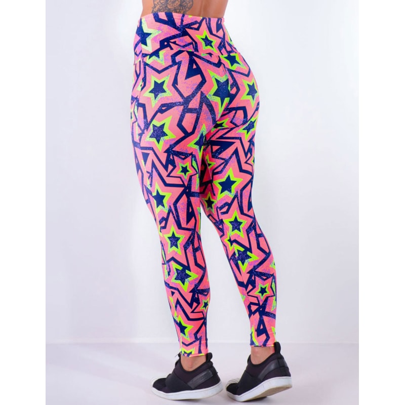 Calça Feminina Fitness Estampada | Ref: 4.4.1618-3171