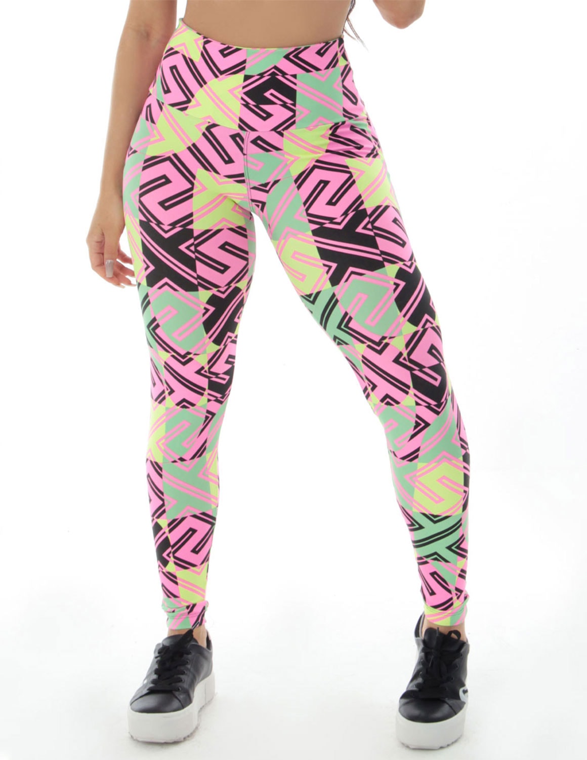 Calça Legging Básica Fitness Estampada | Ref: 4.4.1618-3183