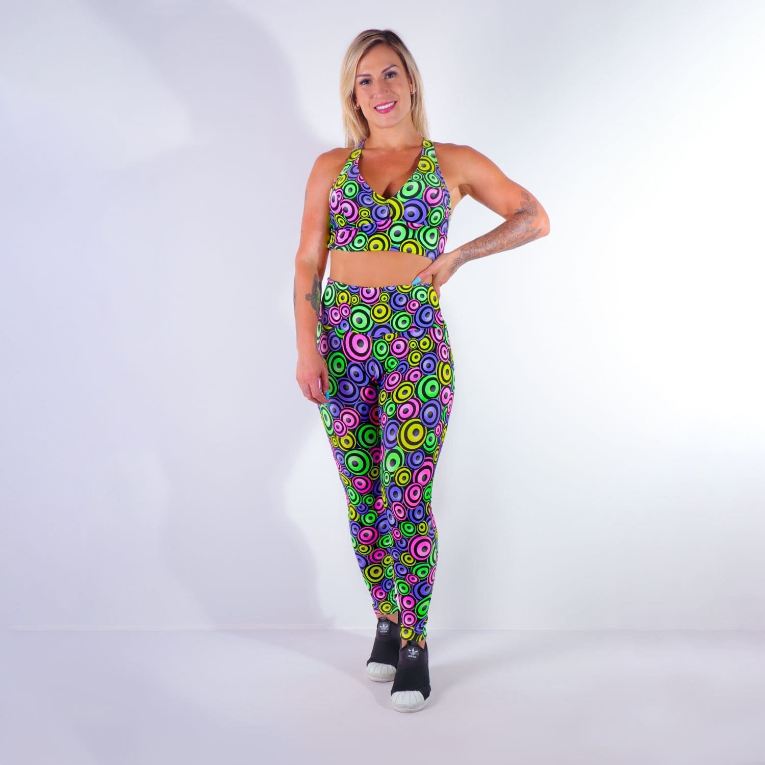 Calça Fitness Feminina Estampada | Ref: 4.4.1618-3200