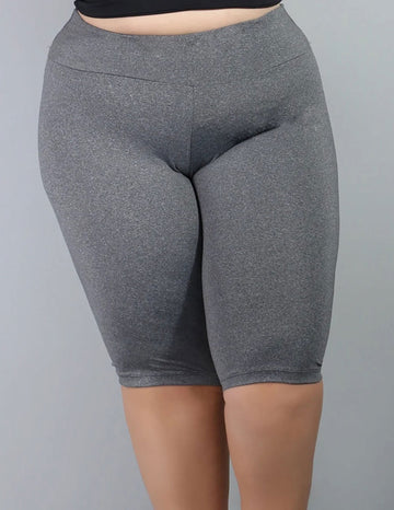 Bermuda Ciclista Mescla Plus Size