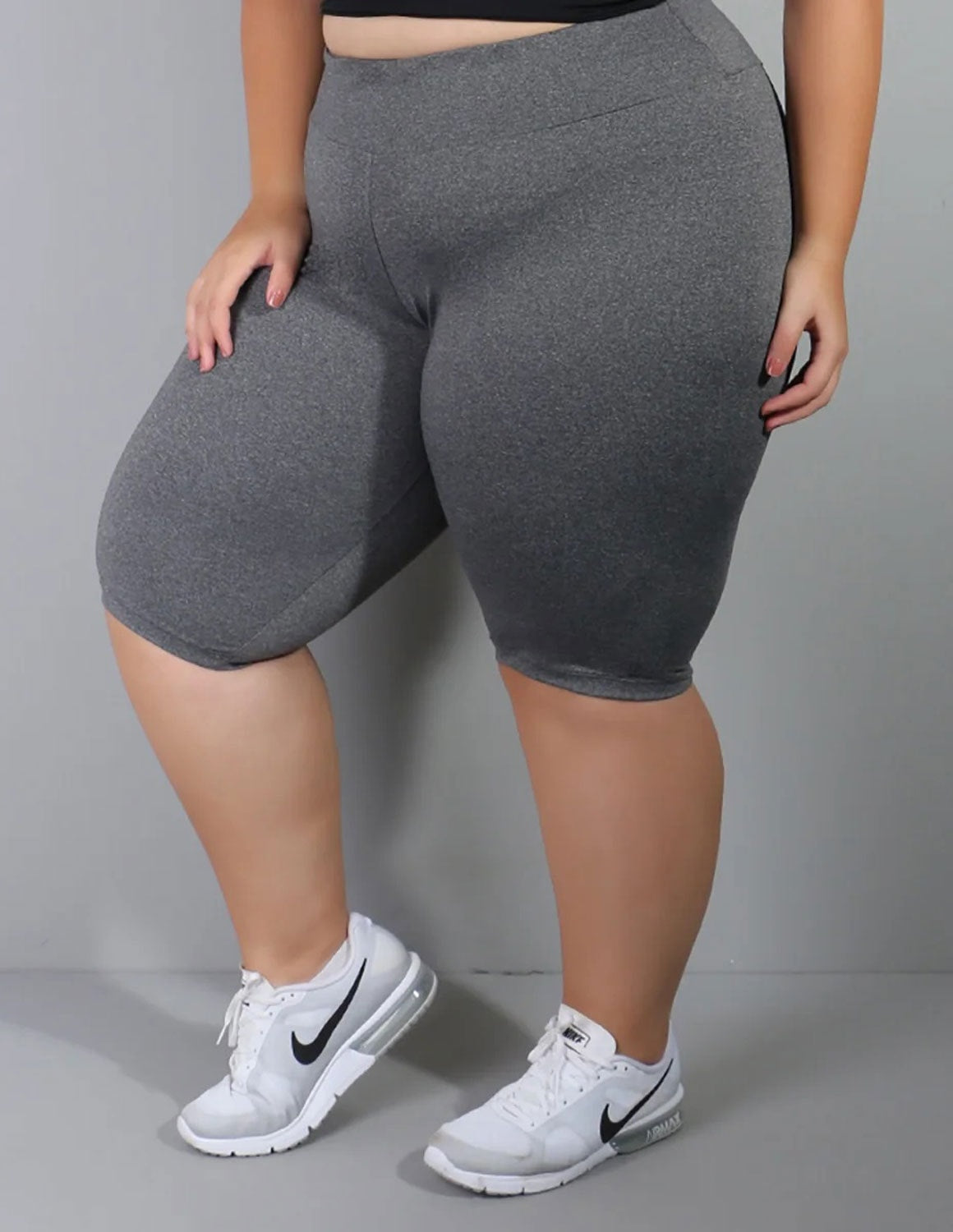 Bermuda Ciclista Mescla Plus Size