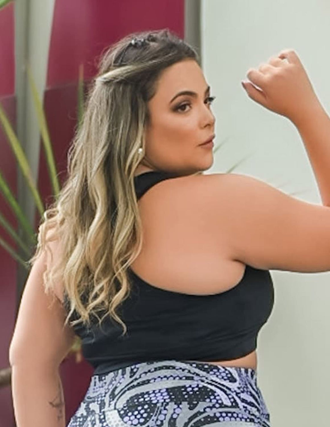 Top Plus Size Nadador Preto | Ref: 4.4.1699-01