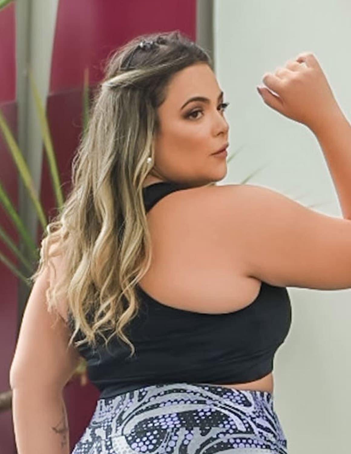 Top Plus Size Nadador Preto | Ref: 4.4.1699-01