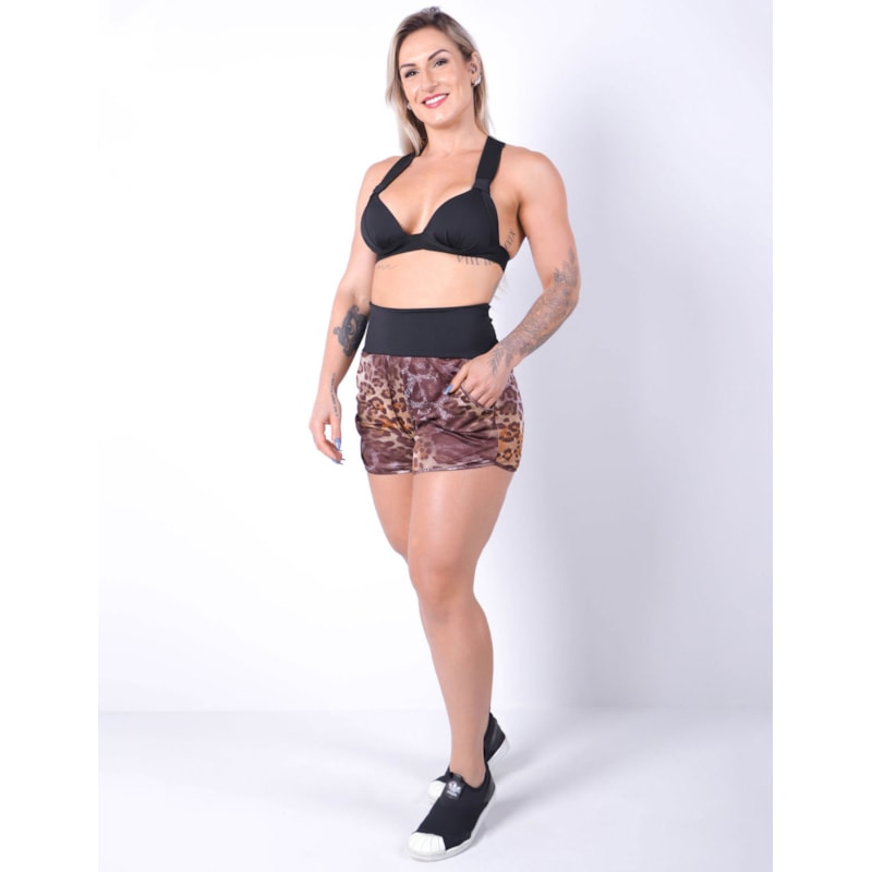 Short Feminino Luta Estampado | Ref: 4.4.1760-877