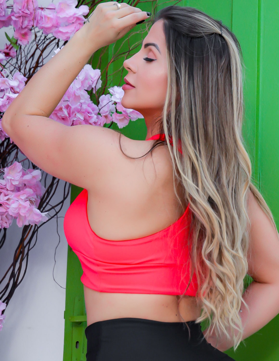 Cropped Laranja com Bojo Removível | Ref: 4.4.1820-04