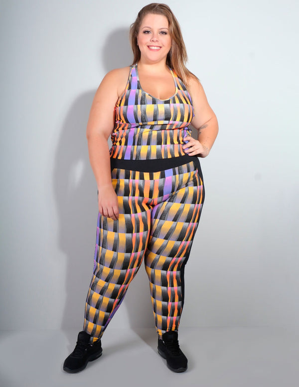 Macacão Plus Size Feminino Estampado | Ref: 4.4.4052-3126
