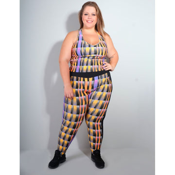 Macacão Plus Size Feminino Estampado | Ref: 4.4.4052-3126