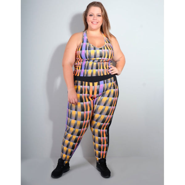 Macacão Plus Size Feminino Estampado | Ref: 4.4.4052-3126