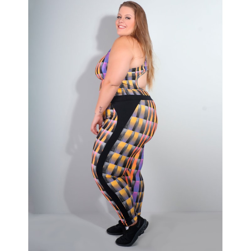 Macacão Plus Size Feminino Estampado | Ref: 4.4.4052-3126