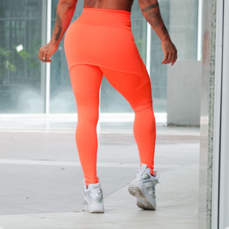 Calça Legging Tapa Bumbum Laranja Neon | Ref: 4.4.4061-37