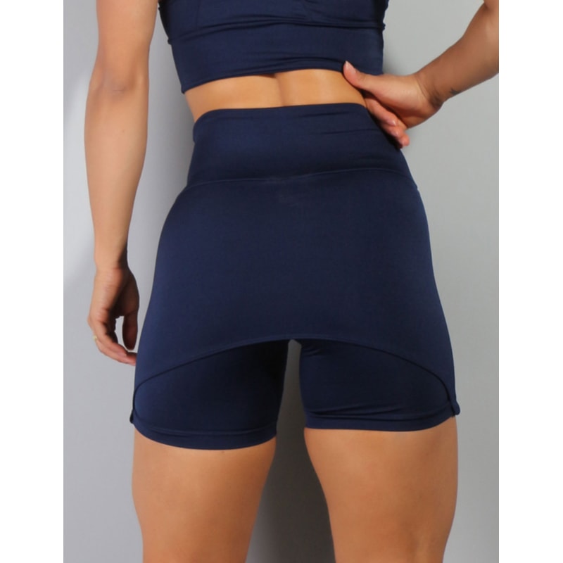 Short Saia Feminino para Academia Azul Marinho | Ref: 4.4.4063-18
