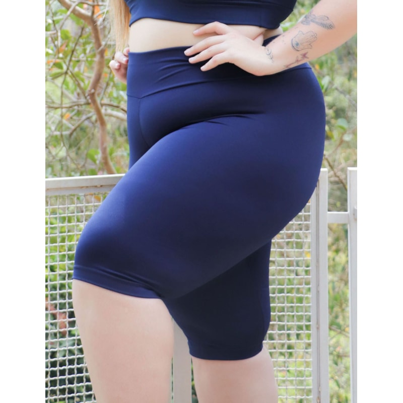 Bermuda Plus Size Azul Marinho | Ref: 4.4.4074-18