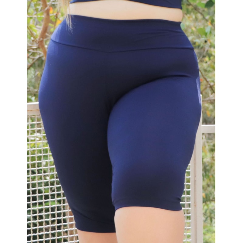 Bermuda Plus Size Azul Marinho | Ref: 4.4.4074-18