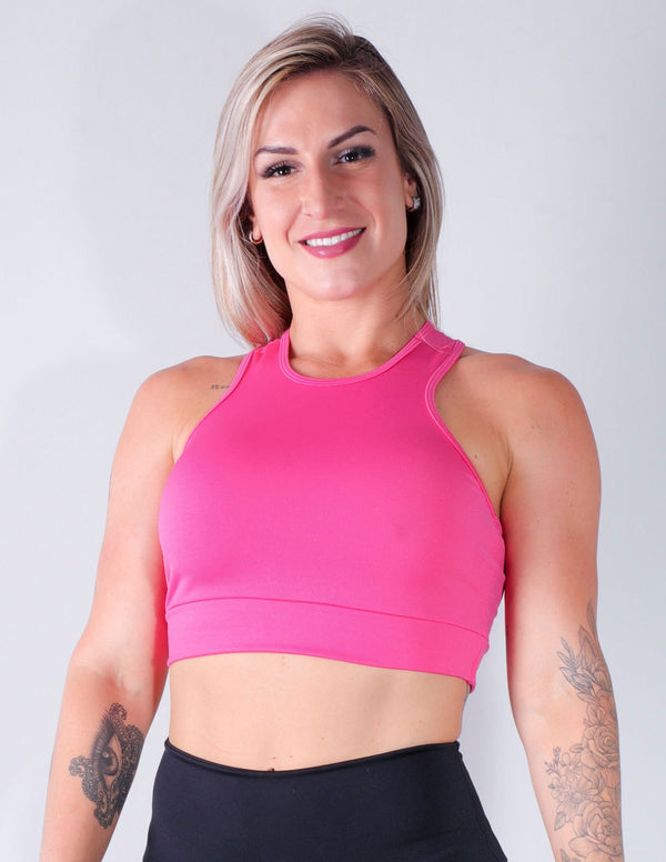 Cropped Rosa sem Bojo | Ref: 4.4.4091-07