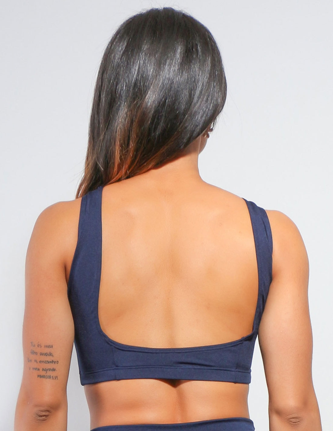 Cropped Feminino Azul Marinho sem Bojo | Ref: 4.4.4130-18
