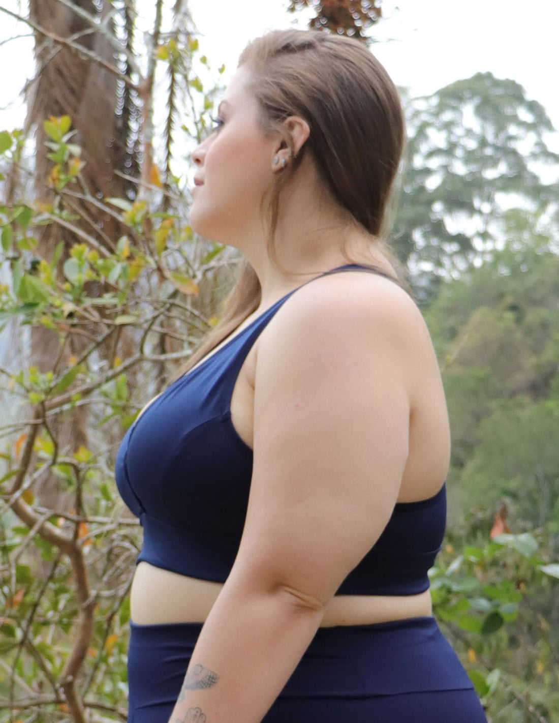 Top Plus Size Azul Marinho sem Bojo | Ref: 4.4.4139-18