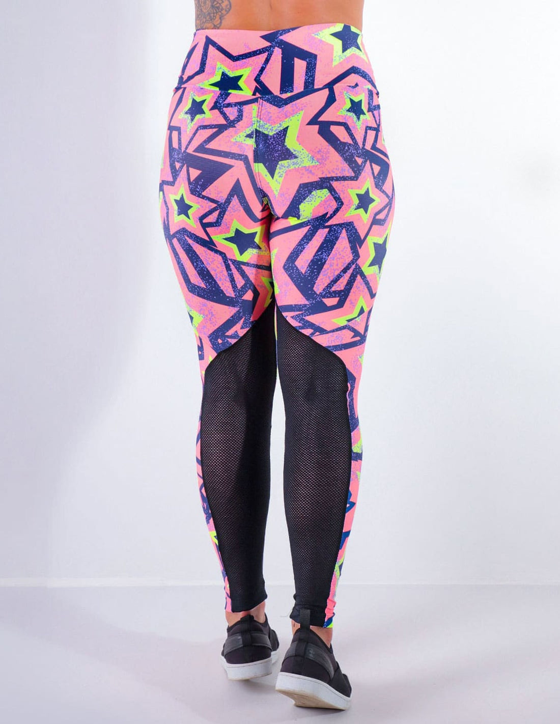 Calça Feminina com Estampa e Recortes de Tela | Ref: 4.4.4159-3171
