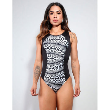 Body com Cirrê Estampado sem Bojo | Ref: 4.4.4166-3102