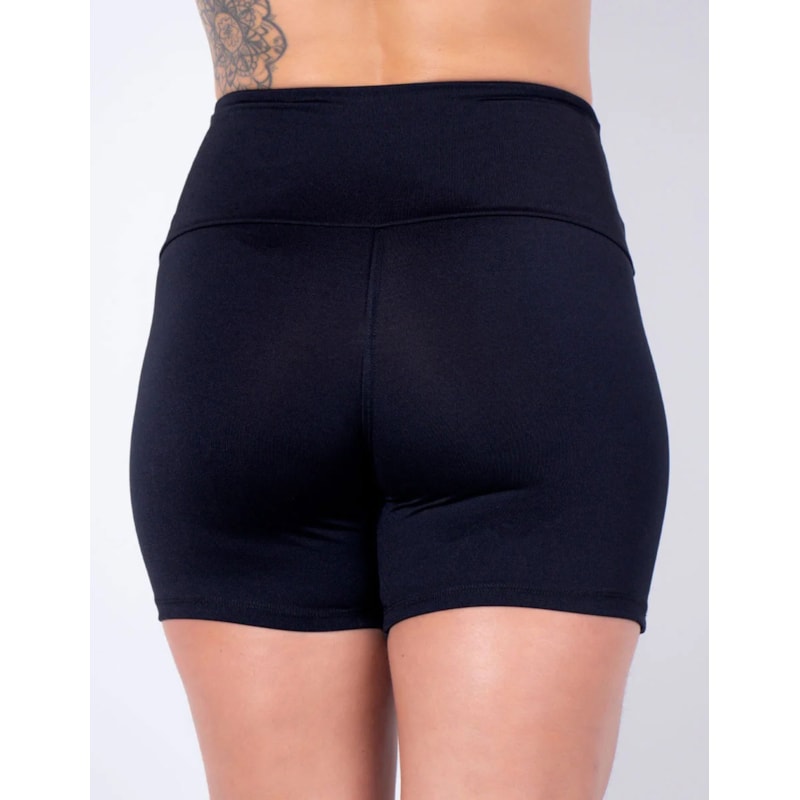 Short Preto com Recortes de Poliamida Texturizada Vinho | Ref: 4.4.4198-2401