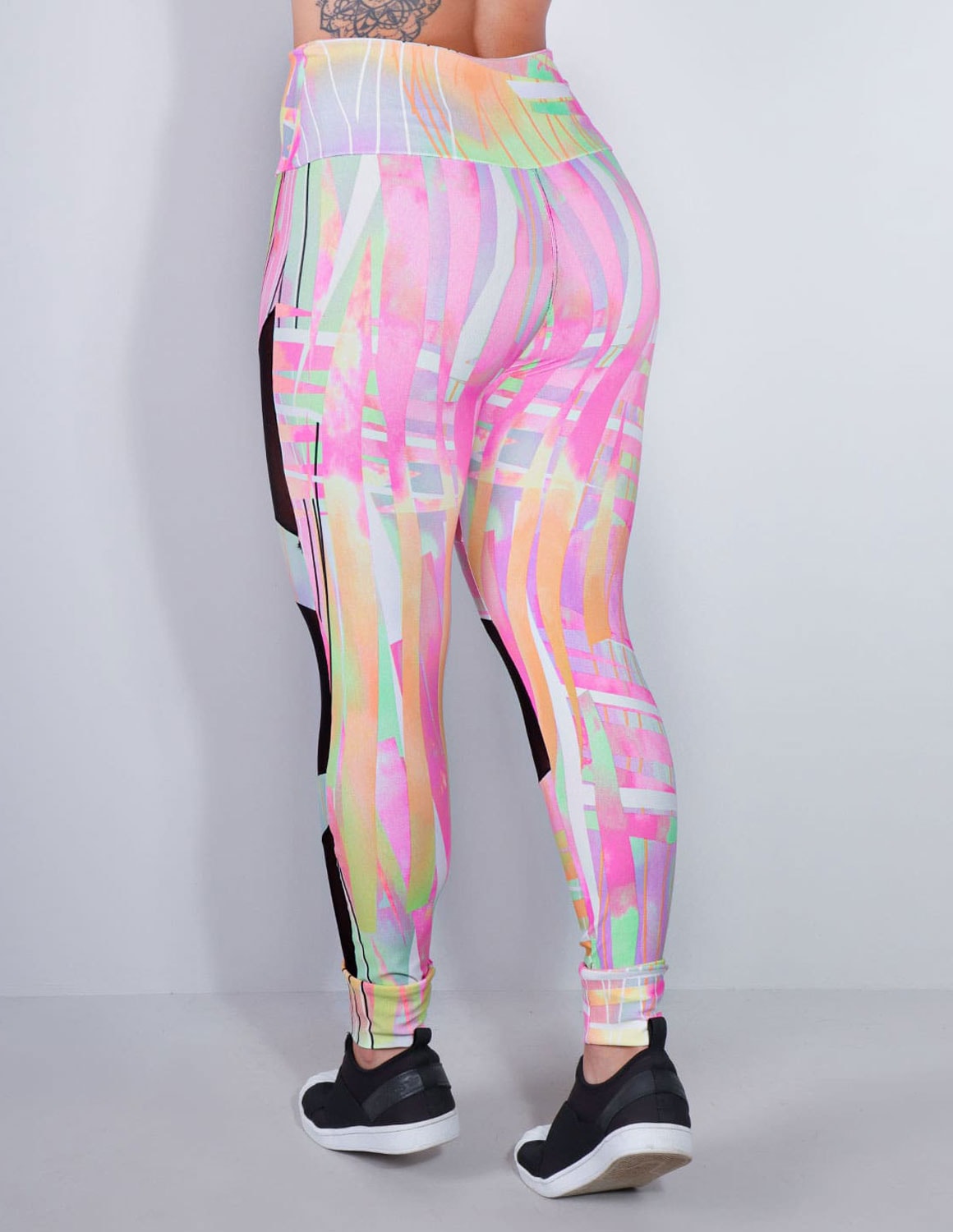 Calça Feminina Estampada com Tule | Ref: 4.4.4252-3167